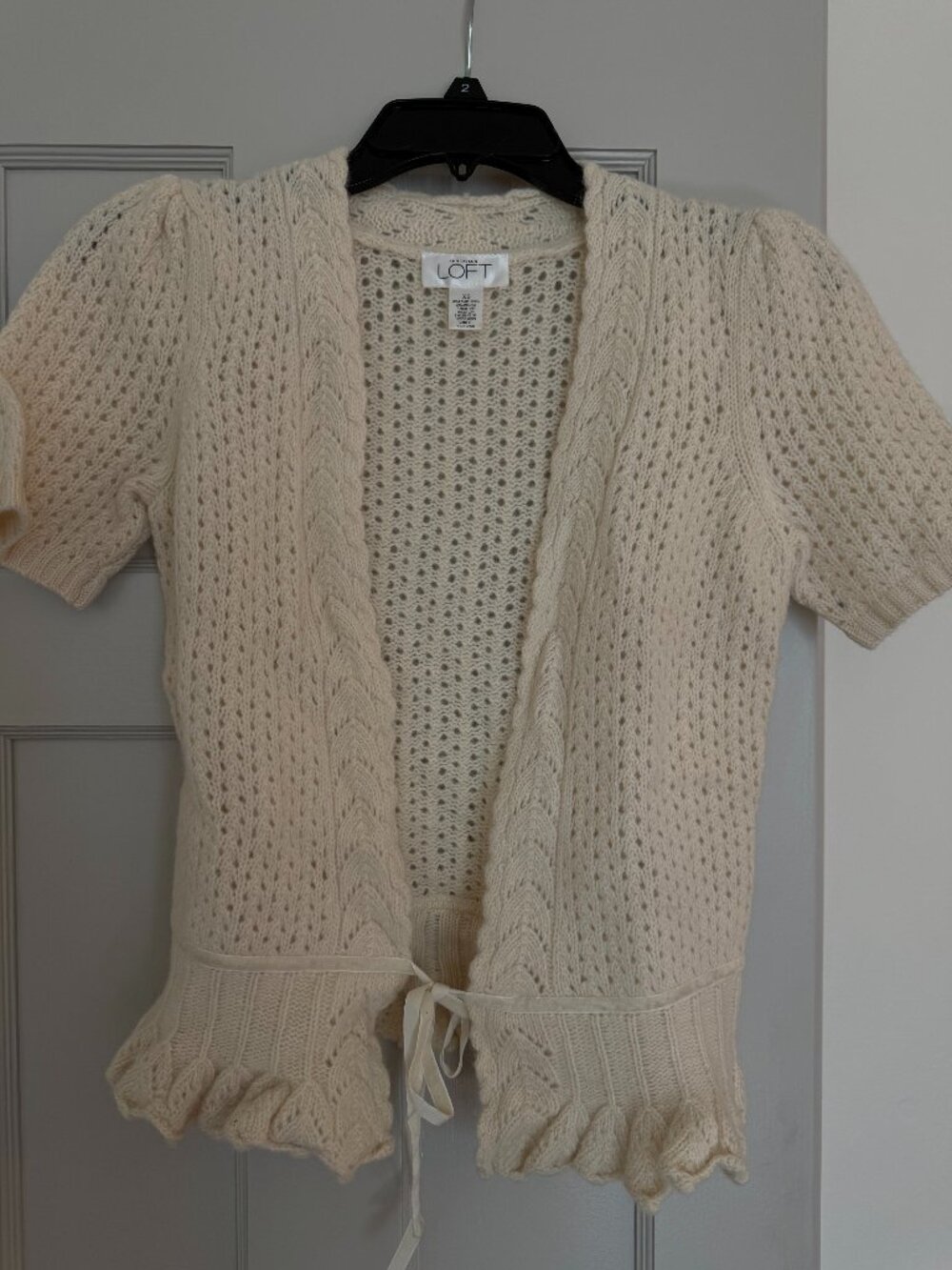 Short Sleeved Ann Taylor loft cardigan
